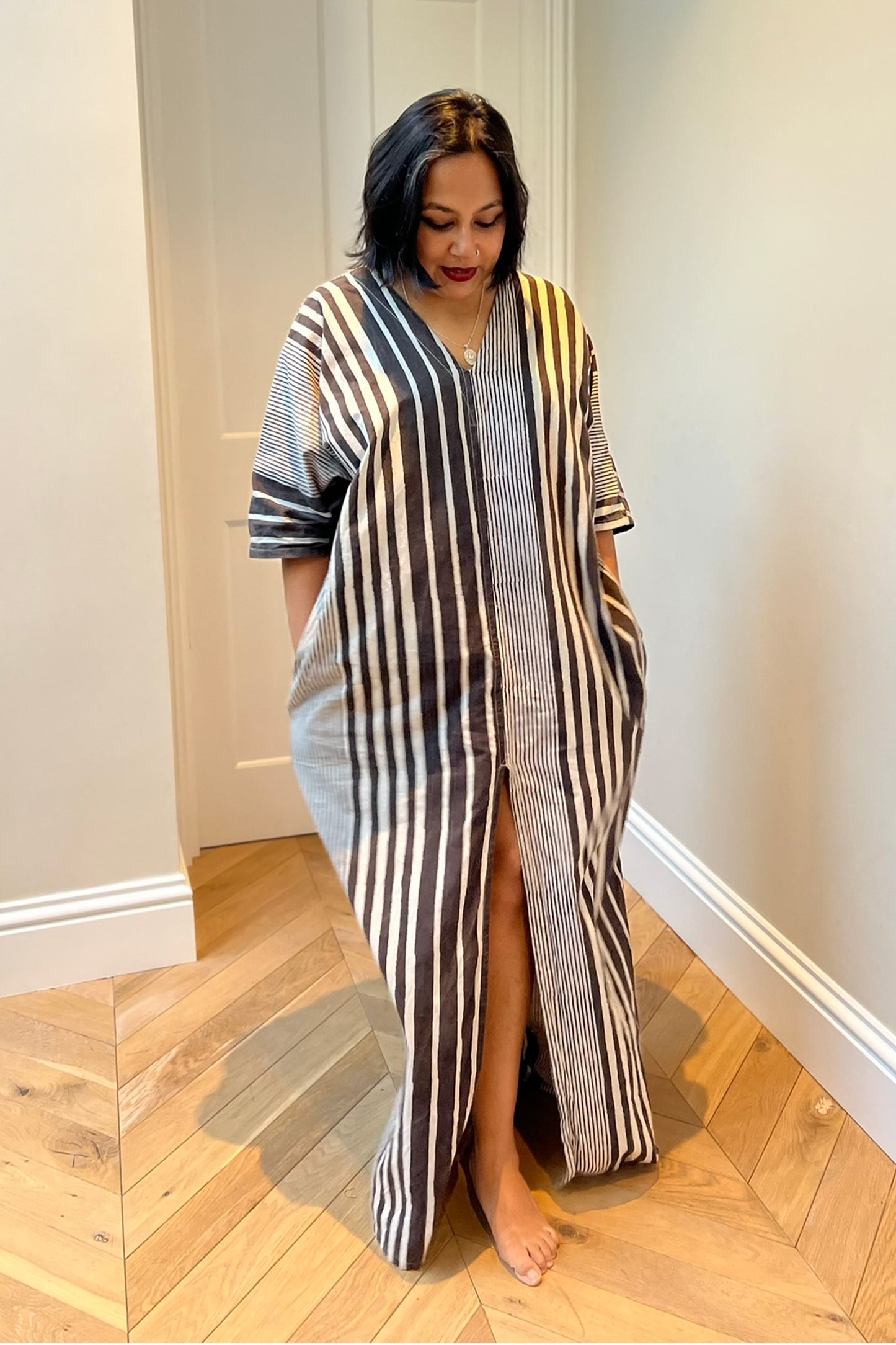 Udo Dress in Black & White