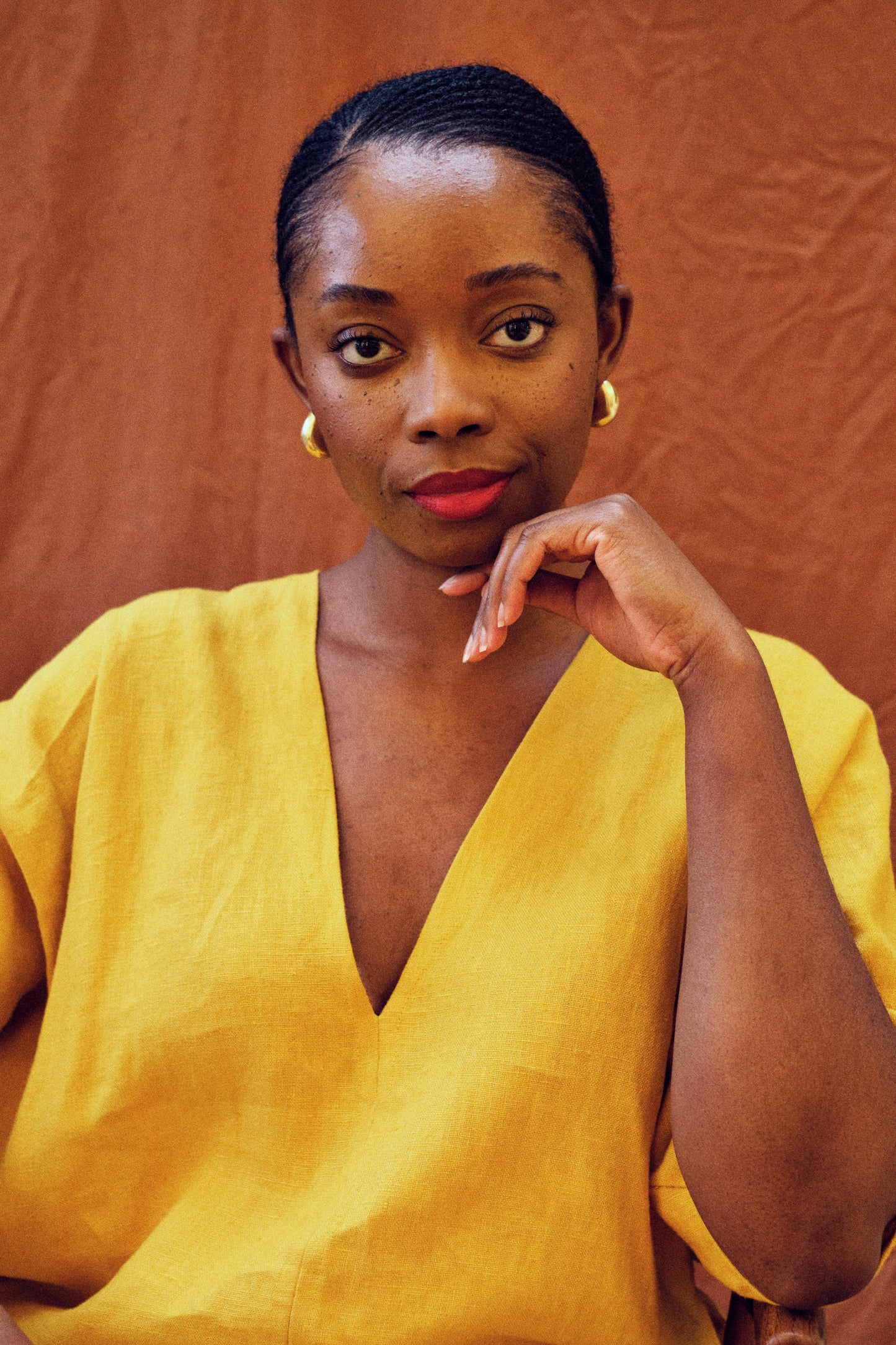 The Udo Dress In Marigold